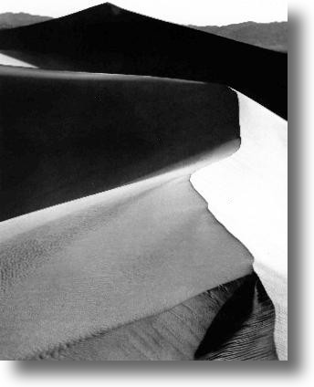 Ansel Adams, Sand Dunes, Sunrise