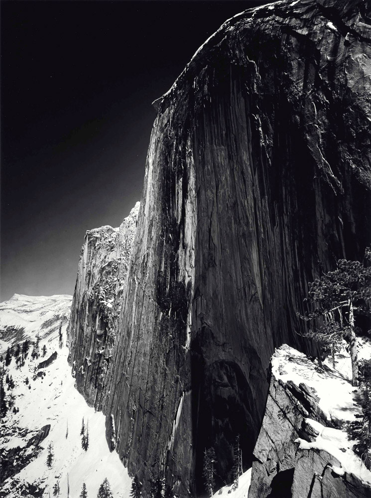 ansel adams, Monolith the Face of Half Dome -1927