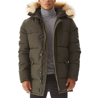 Men's Winter Warm Fur Coat Comfort Jacket Fox Fur Dress Outwear Overcoat New