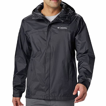 Mens Lightweight Windbreaker Waterproof Rain Jacket with Removable Hood 