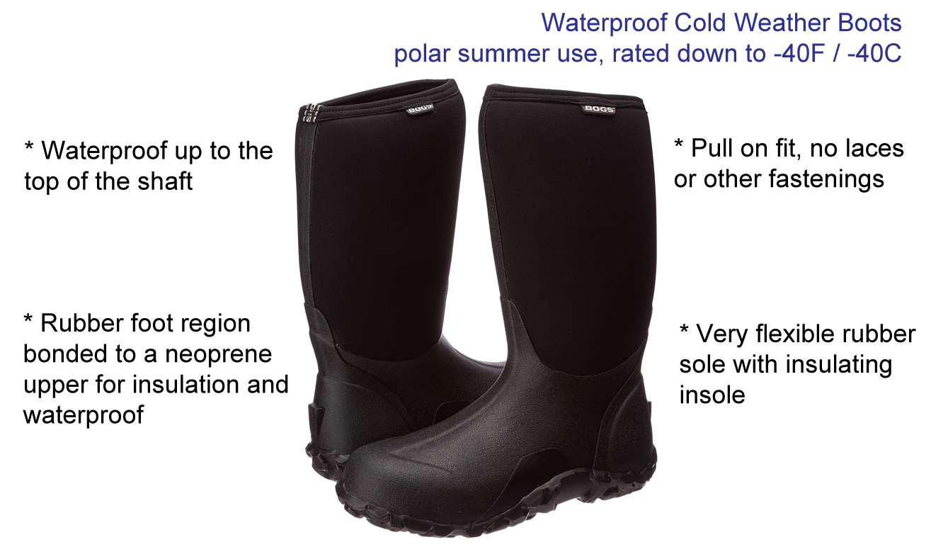 mens neoprene winter boots