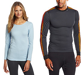 Merino Wool Base Layer Women Midweight Long Sleeve Thermal Shirts -   Canada