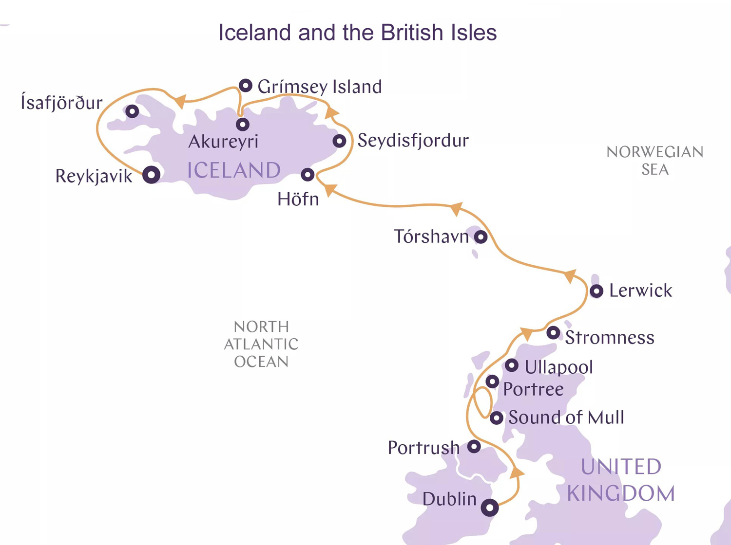 iceland ireland cruise 2023