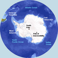 Antarctica from space