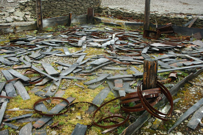 The Remains of Northumberland House Beechey Island, Littered with Barrel Hoops and Staves