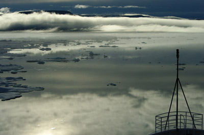 Pack Ice in Lancaster Sound Looking Towards Bylot Island