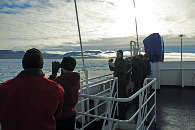 Pack Ice in Lancaster Sound Looking Towards Bylot Island