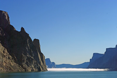 Clarke Fjord, Baffin Bay - Sea Mist