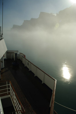 Clarke Fjord, Baffin Bay - Sea Mist