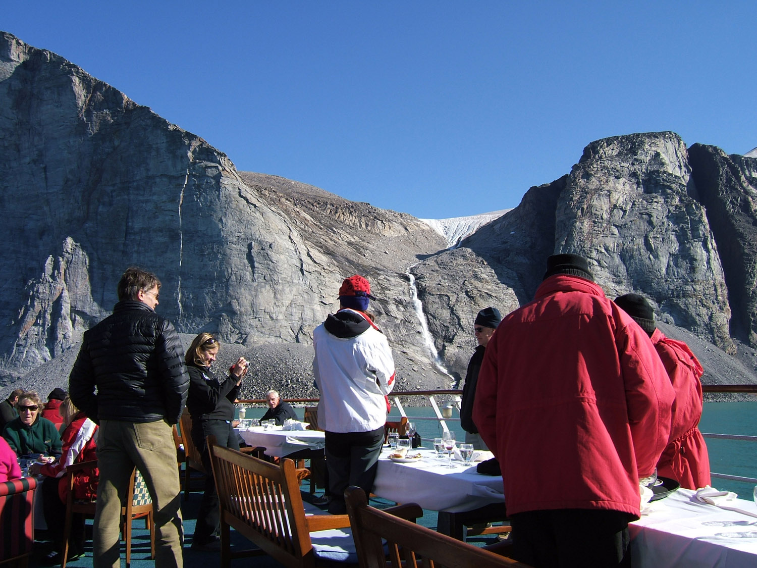 Baffin Island in the Background - Al Fresco Lunch