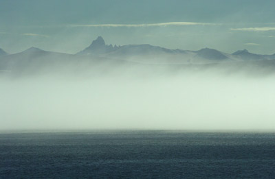 Baffin Island and Sea Mist