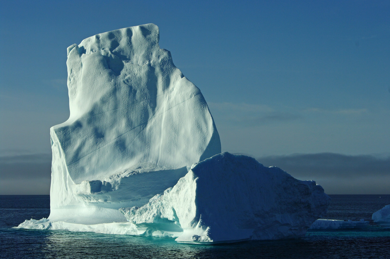 Iceberg in Baffin Bay Between Baffin Island and Greenland - Arctic