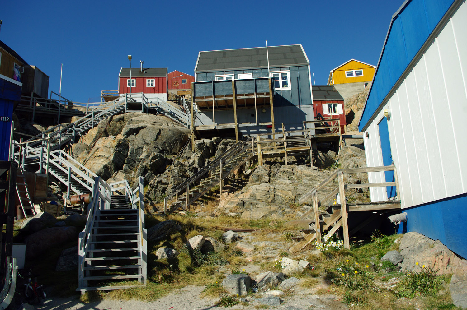 Uummannaq Town, Greenland, Houses Placed for the View Rather Than Convenience