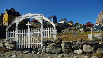 Uummannaq Town, Greenland, Cemetary