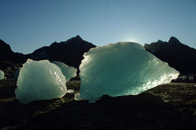 Evigshed Fjord, Eternity Glacier, Greenland