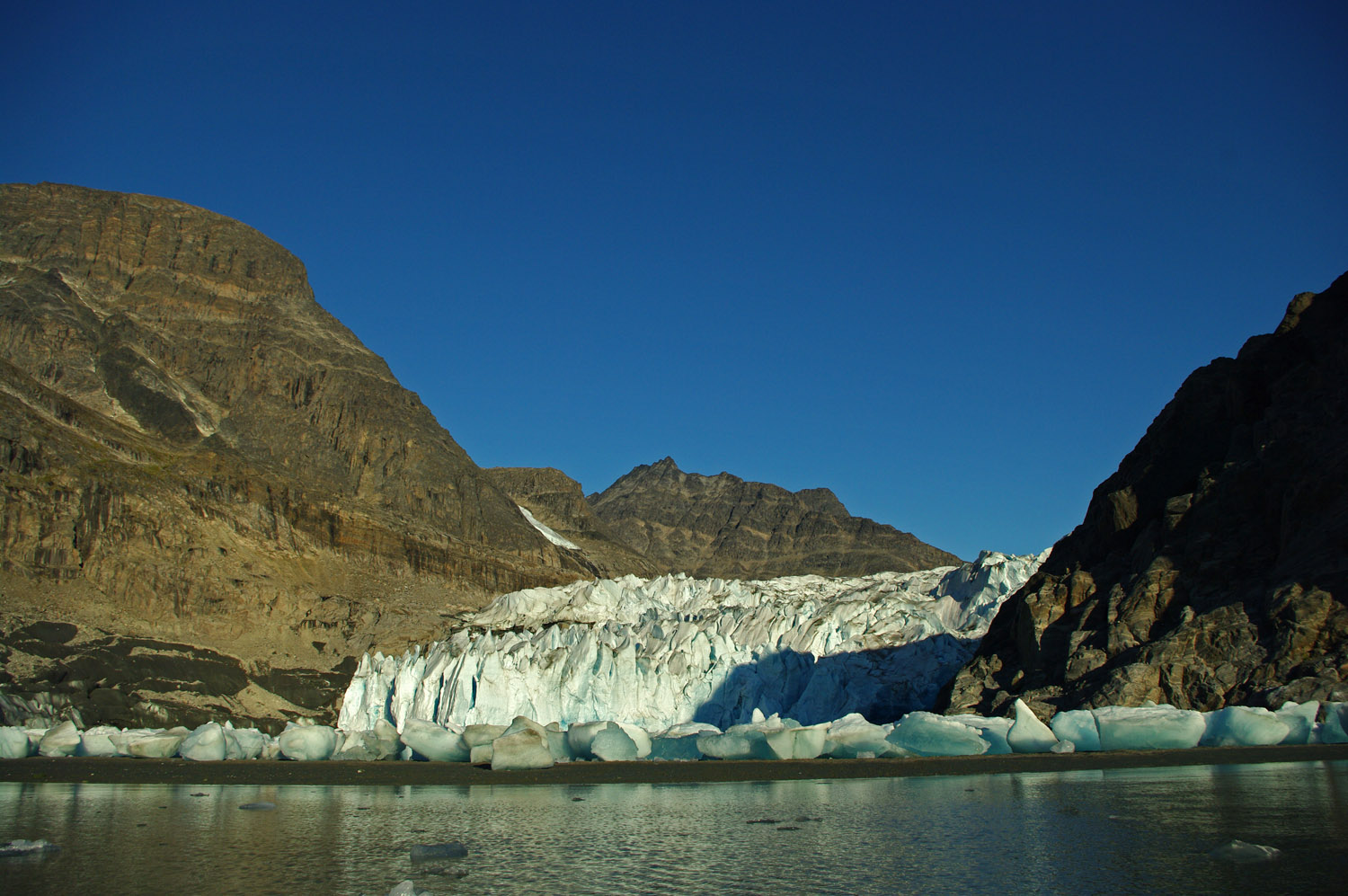 Evigshed Fjord, Eternity Glacier, Greenland