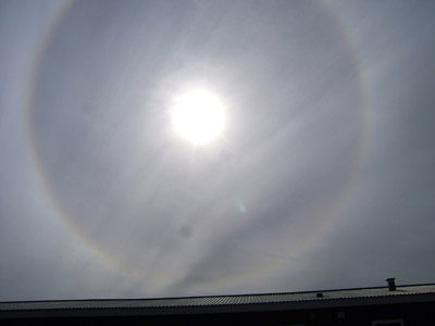 Solar Phenomenon at Kangerlussuaq Airport, Greenland