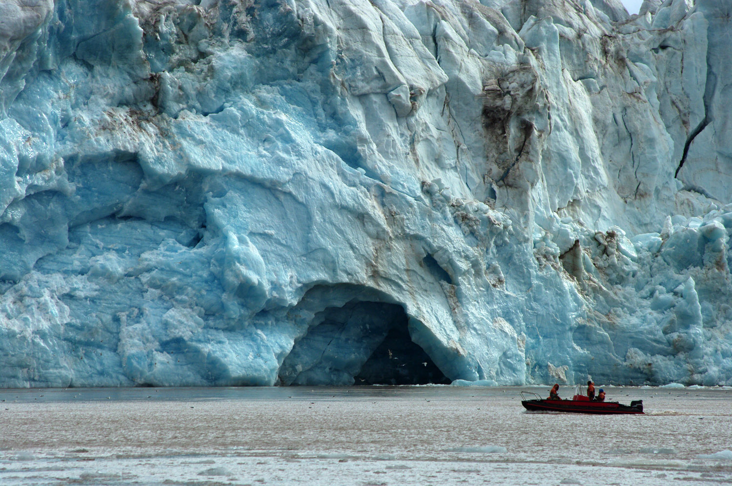 Glacier, Svalbard - 3 - Meltwater Arch