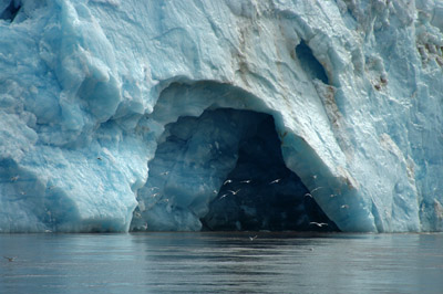 Glacier, Svalbard - 4 - Meltwater Arch