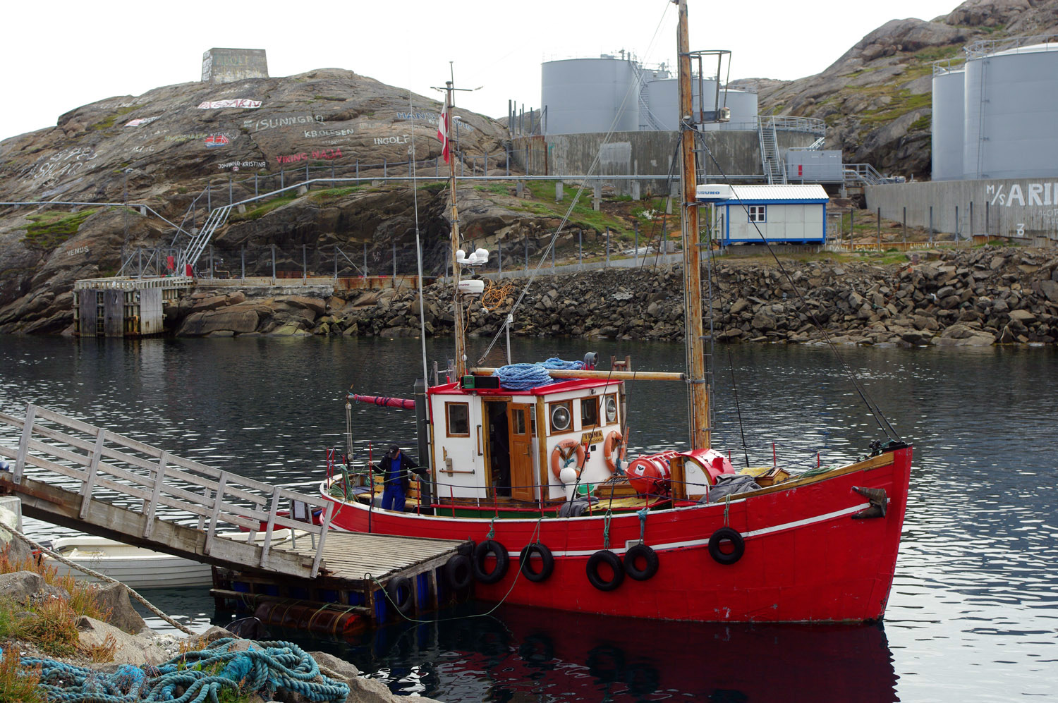 Ammassalik / Tasiilaq Harbour and Boat - East Greenland, greenland, travel