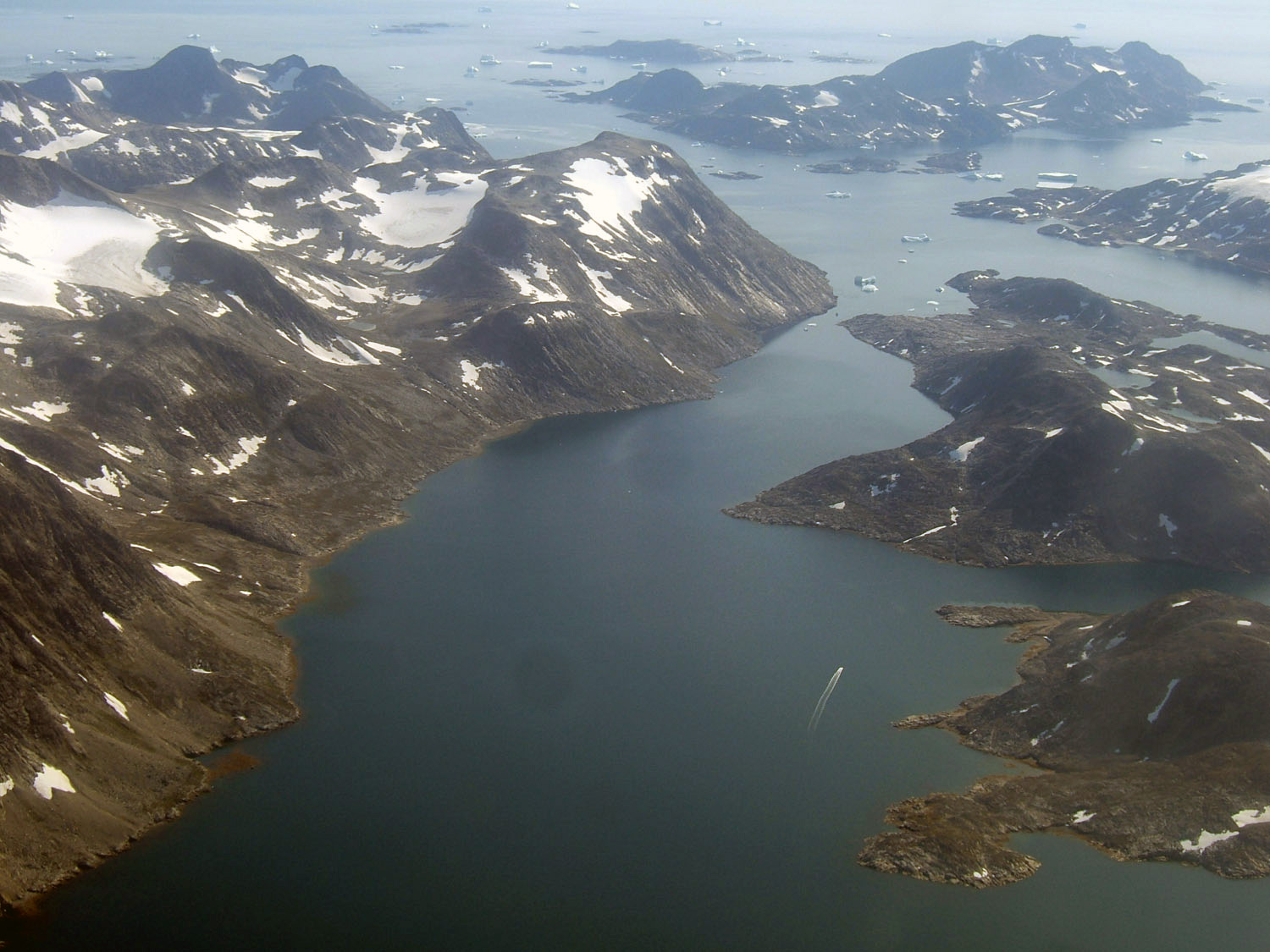 Aerial Views - 53- East Greenland, greenland, travel