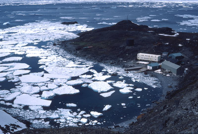 Signy Island Antarctica base winter 13
