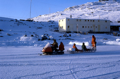 Signy Island Antarctica base winter 3