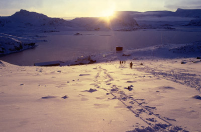 Signy Island Antarctica base winter 4
