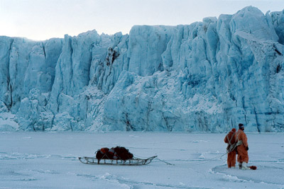 Sled glacier