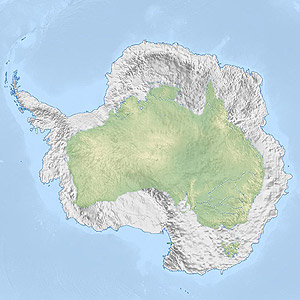 Antarctica and Australia map