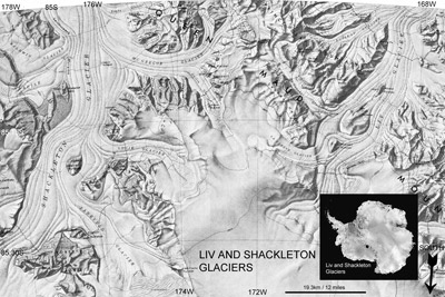 map of Antarctica