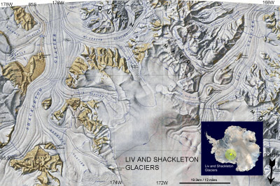 map of Antarctica