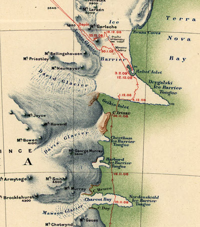 South Magnetic Polar Party - British Antarctic Expedition 1908-09