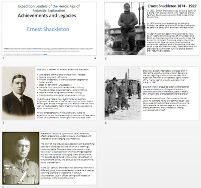 Ernest Shackleton Biography, PowerPoint